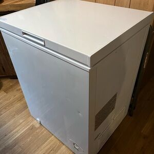 It is a up right freezer. Like new good condition